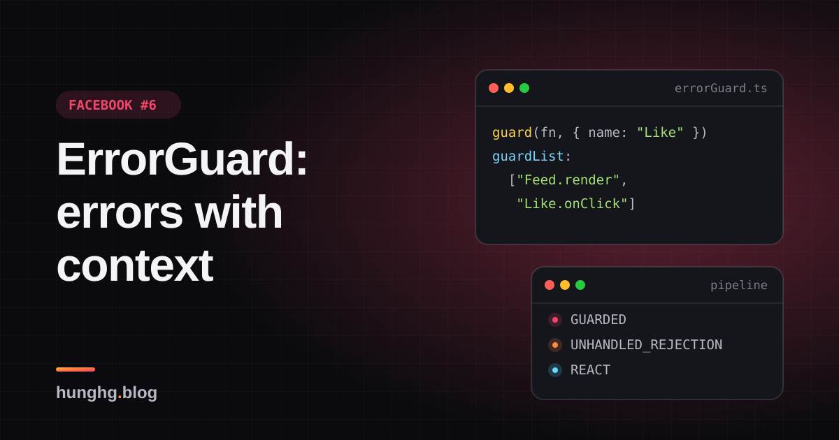 Học từ Facebook #6: ErrorGuard, bắt lỗi theo ngữ cảnh