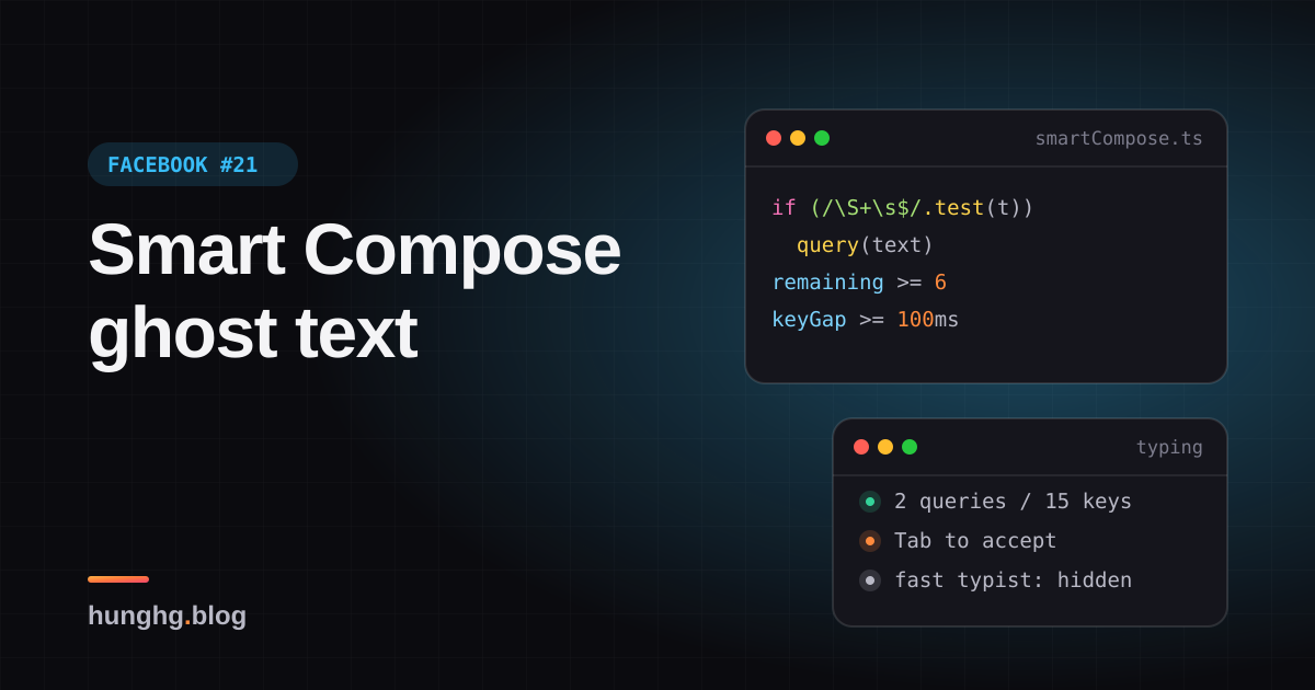 Học từ Facebook #21: Smart Compose, gợi ý chữ mờ khi gõ