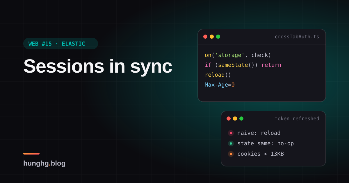 Học từ web lớn #15: Đồng bộ đăng nhập giữa tab, dọn cookie (Elastic, InVision)